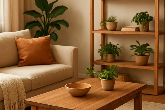 Bring in Natural Wood Elements illustration