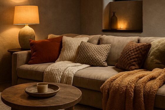 Incorporate plush textiles for extra comfort illustration