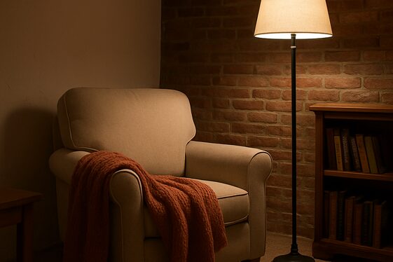 Create a dedicated reading nook with soft chairs and good lighting illustration