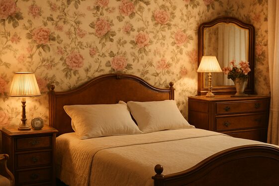 Vintage Floral Wallpapers with Timeless Charm illustration