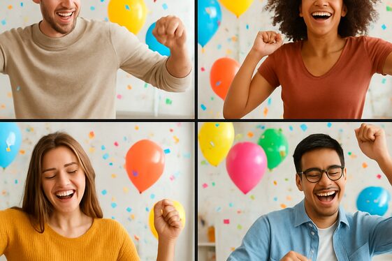 Host a Virtual Dance Party Wake-Up illustration