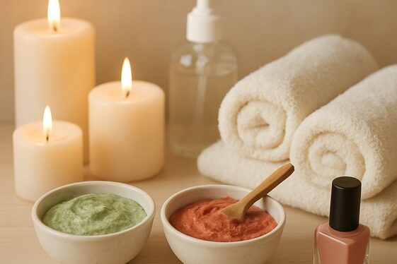 Set Up a Morning Spa Experience at Home illustration