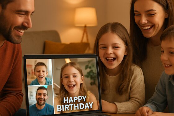 Make a Custom Birthday Video Montage illustration
