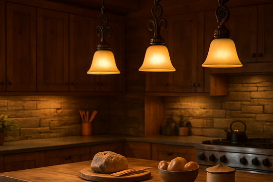 Installing Pendant Lighting to Highlight Features illustration
