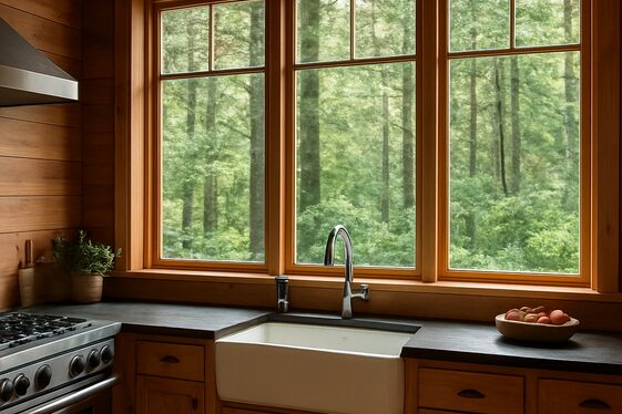 Maximizing Natural Light with Large Windows illustration