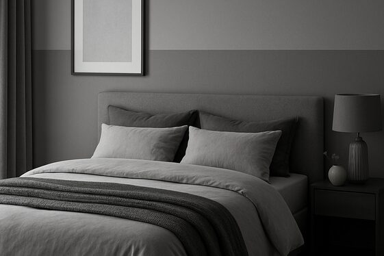 Monochromatic Shades of Gray for Subtle Depth illustration