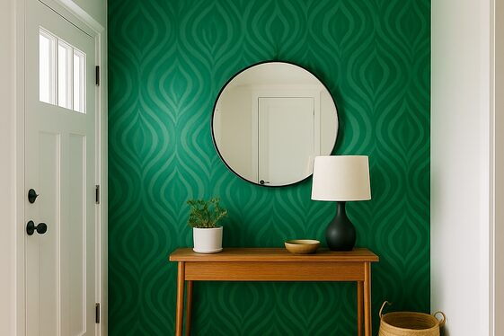 Go Bold with Colorful Wallpaper or Paint illustration