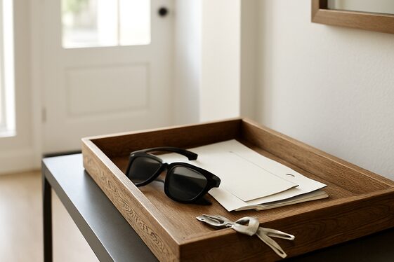 Add a Decorative Tray for Keys and Small Items illustration
