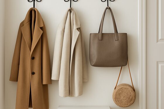 Use Wall Hooks to Maximize Entryway Storage illustration