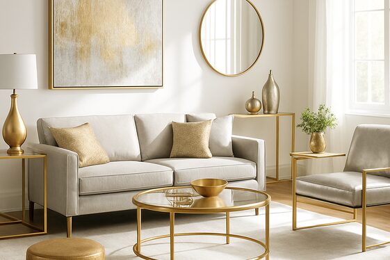 Incorporate Metallic Accents for Shine and Sophistication illustration
