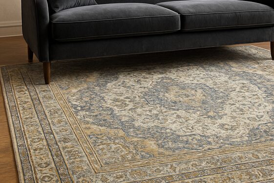Play with Patterned Rugs for a Glamorous Floor illustration