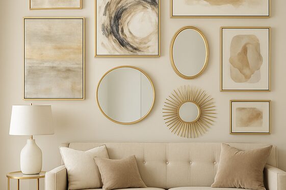 Create a Glam Art Gallery Wall illustration