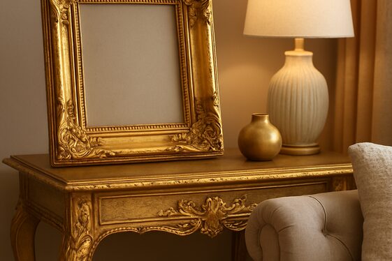 Add Gold or Silver Leaf Details for a Luxe Touch illustration
