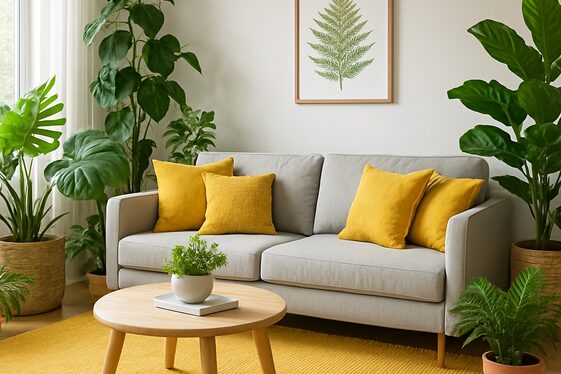 Combining Yellow with Green for a Fresh, Vibrant Look illustration