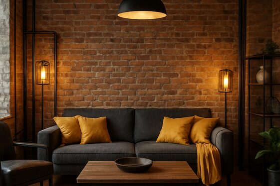 Industrial Style Meets Yellow: Softening Bold, Raw Materials illustration