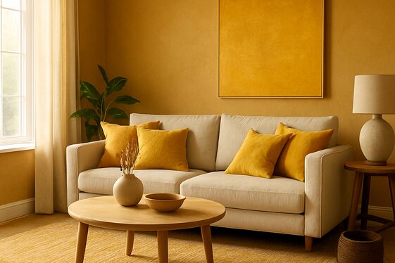 Layering Different Shades of Yellow for Depth and Interest illustration
