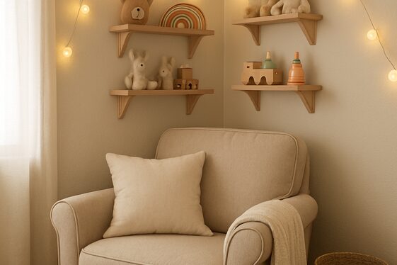 Smart Use of Corners for Play and Storage illustration