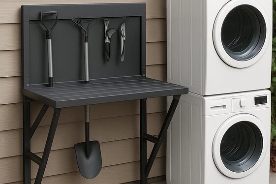 Incorporating a Folding Station in Your Outdoor Laundry Room illustration