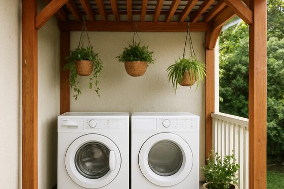 Designing a Covered Laundry Porch for All-Weather Use illustration