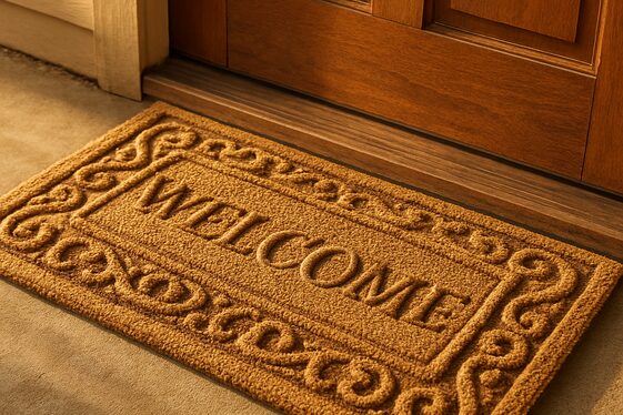 Textured Welcome Mats for Personality illustration