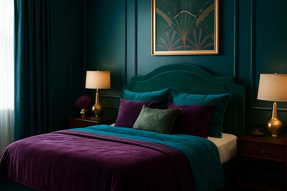 Choose a Bold Color Palette with Jewel Tones illustration