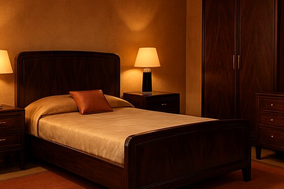 Use Exotic Wood Finishes for Warmth illustration