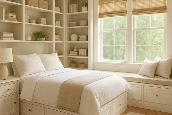 Incorporate Built-In Storage for a Clean Look illustration