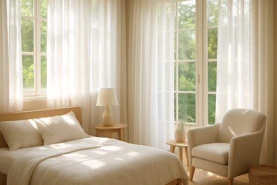 Add Sheer Curtains for Soft Natural Light illustration