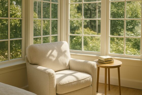 Create a Cozy Reading Nook with a Comfy Chair illustration