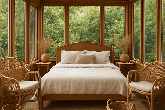 Use Natural Materials to Enhance the Outdoor Vibe illustration