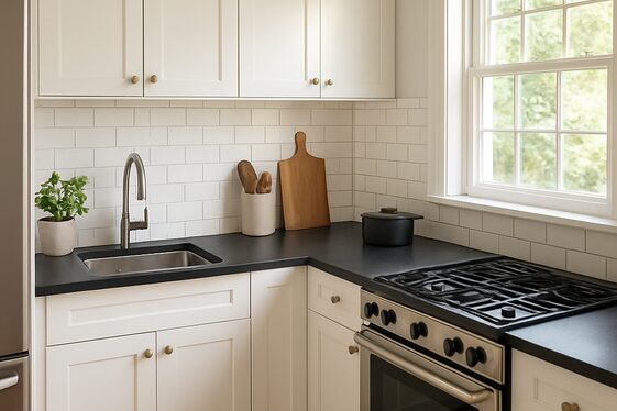 Using Dark Countertops in Small Kitchens to Maximize Impact illustration