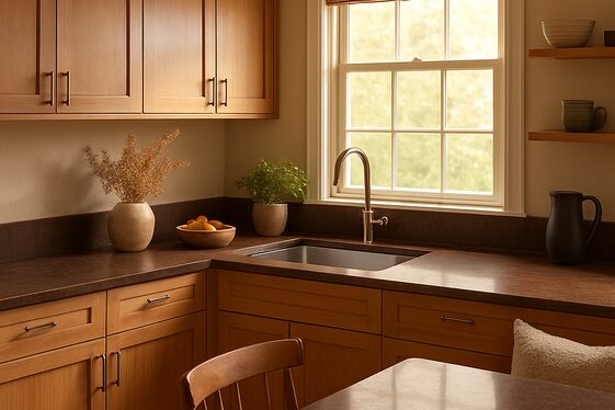 Rich Chocolate Brown Quartzite: Warmth Meets Durability illustration