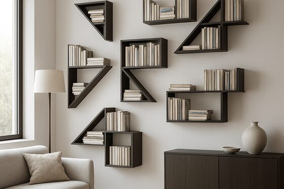 Floating Bookshelves for a Sleek Look illustration