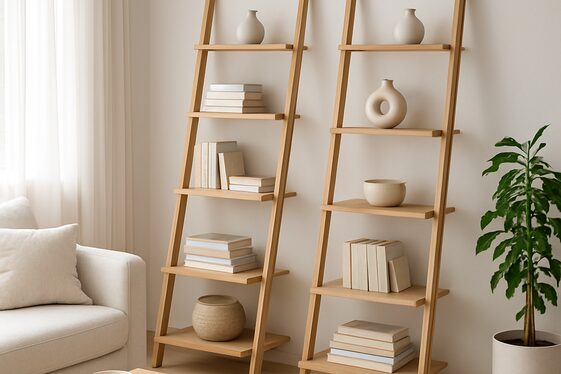 Ladder Shelves for Easy Access and Style illustration