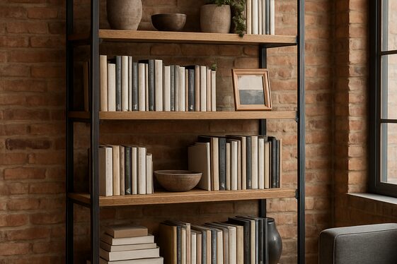 Industrial Style Bookshelves for Urban Vibes illustration