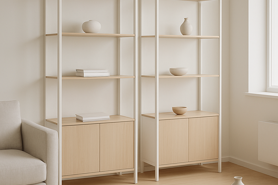 Minimalist Bookshelves for Clean Lines illustration