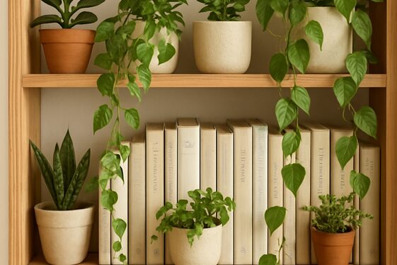 Add Greenery with Plants and Flowers illustration