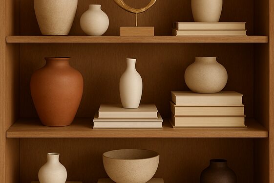 Layer Different Shelf Heights and Depths illustration