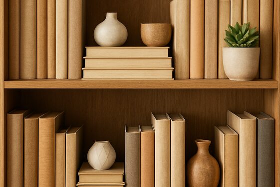Stack Books Horizontally and Vertically illustration