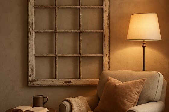 Vintage Window Frame Nook: Adding Character and Charm illustration