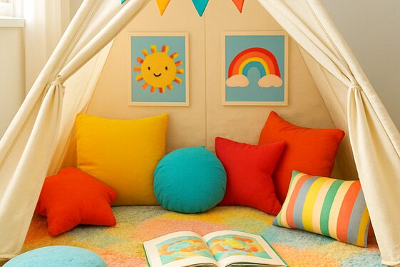Kids’ Reading Forts: Fun, Cozy, and Bright Spaces illustration