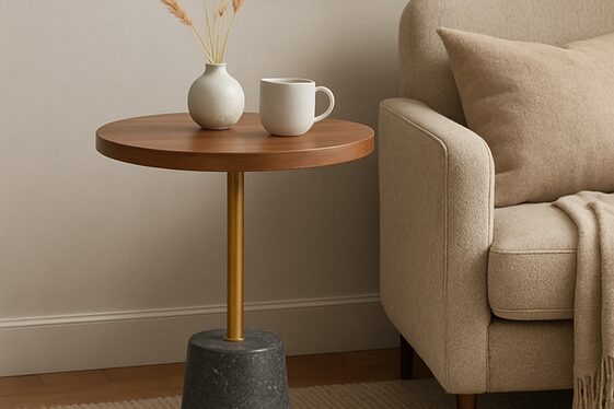 Rounded Side Tables to Fill Small Spaces illustration