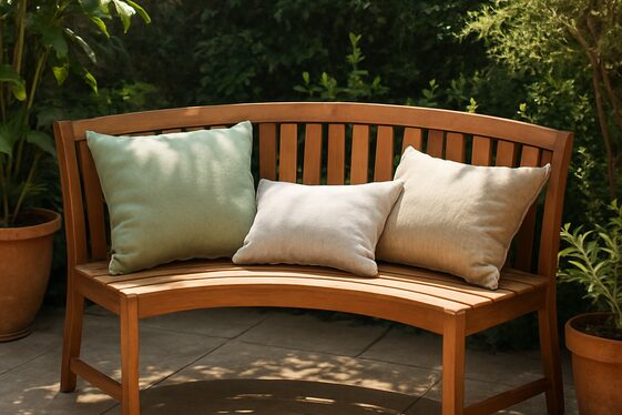 Smooth Curved Benches for Indoor/Outdoor Use illustration