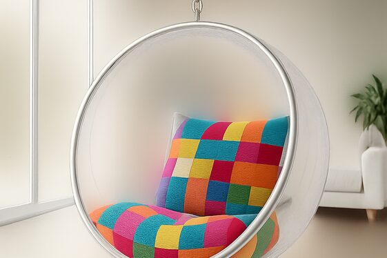 Bubble Chairs for Retro-Modern Vibes illustration