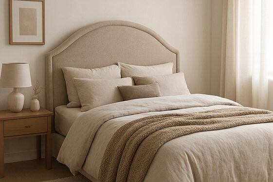 Curved Back Beds That Enhance Serenity illustration
