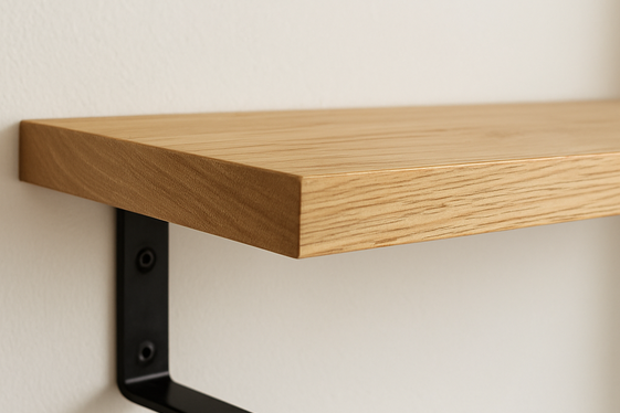 DIY Floating Shelves Using Floating Shelf Brackets illustration