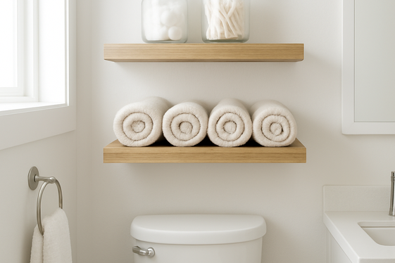 Floating Shelves for Bathroom Storage and Style illustration