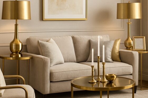 Opt for Metallic Accents for a Luxe Feel illustration