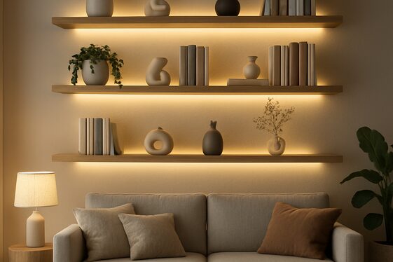 Incorporate Open Shelving for Style and Storage illustration