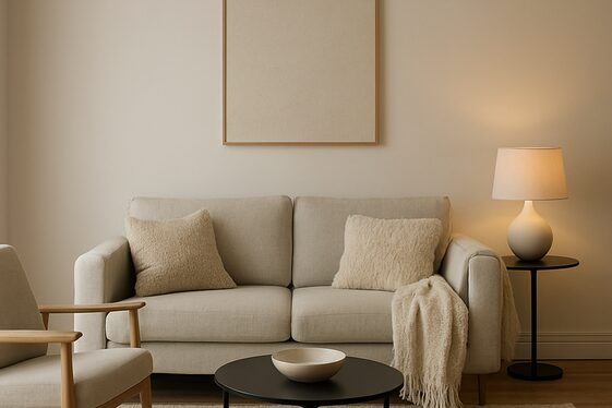 Balance Minimalism with Cozy Accents illustration